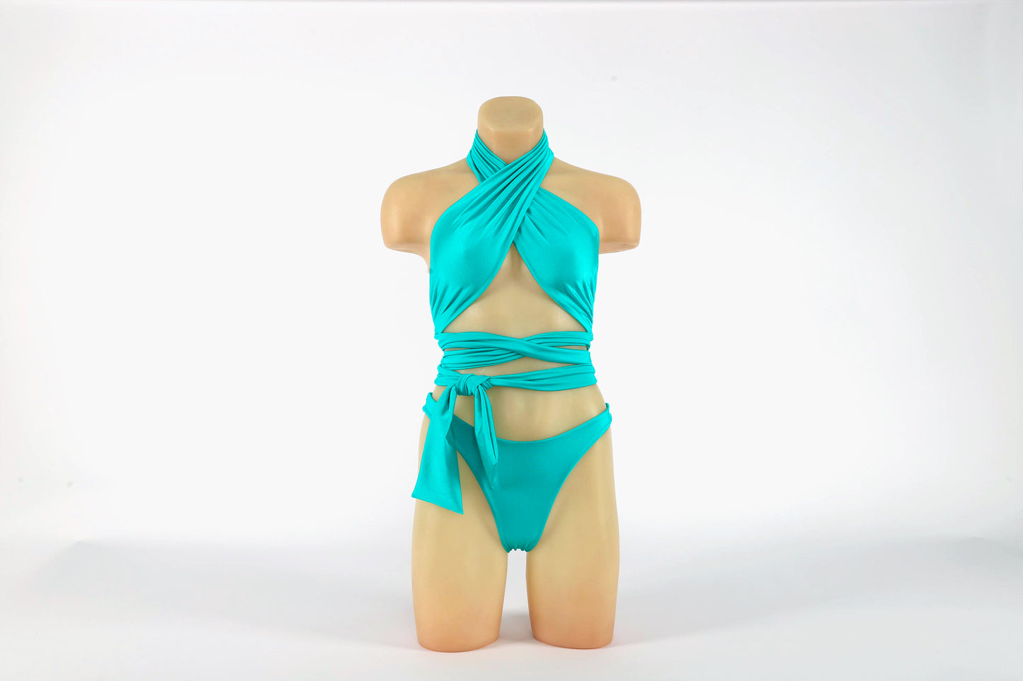 Green Snake Bikini Set