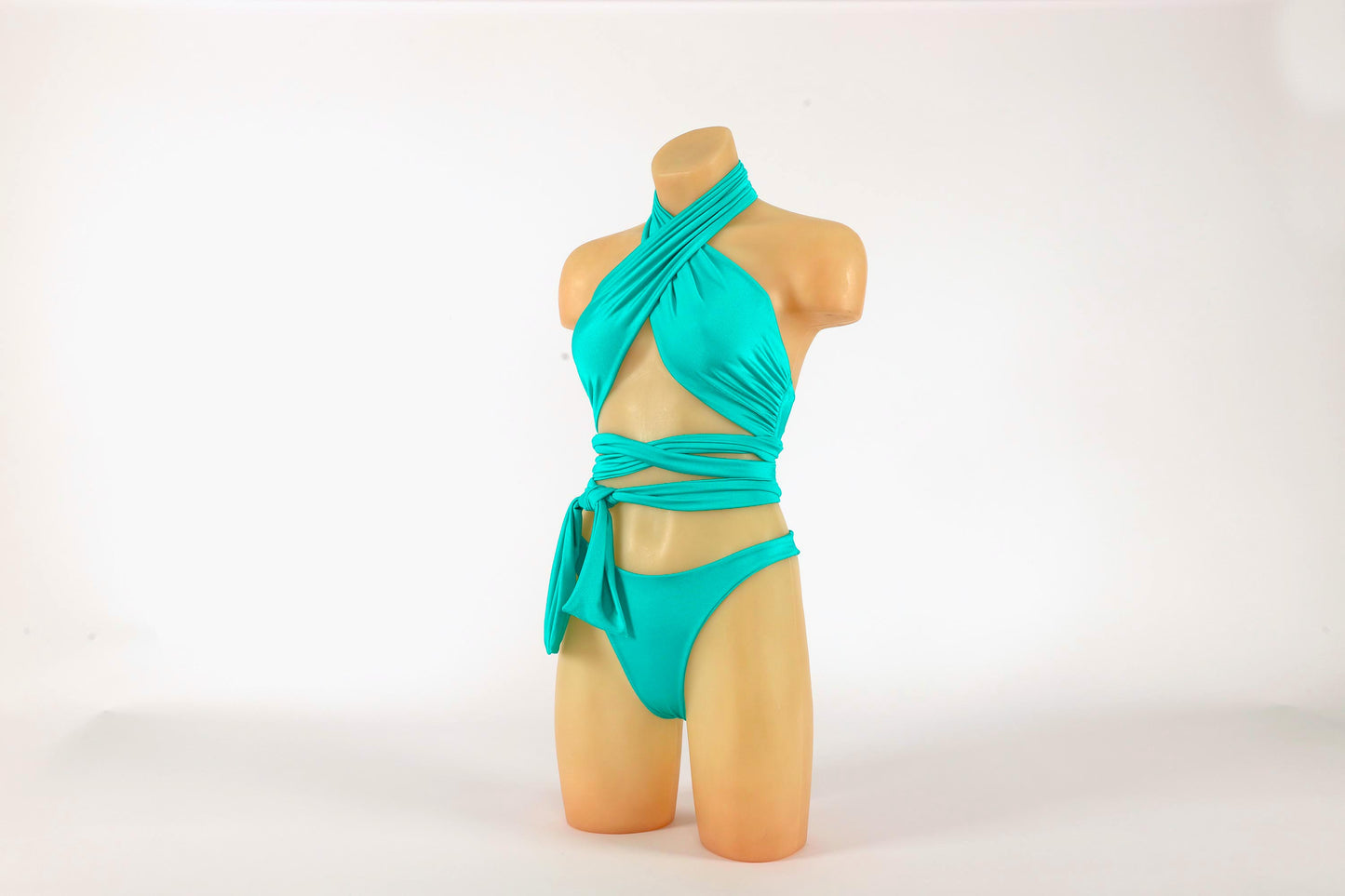 Green Snake Bikini Set
