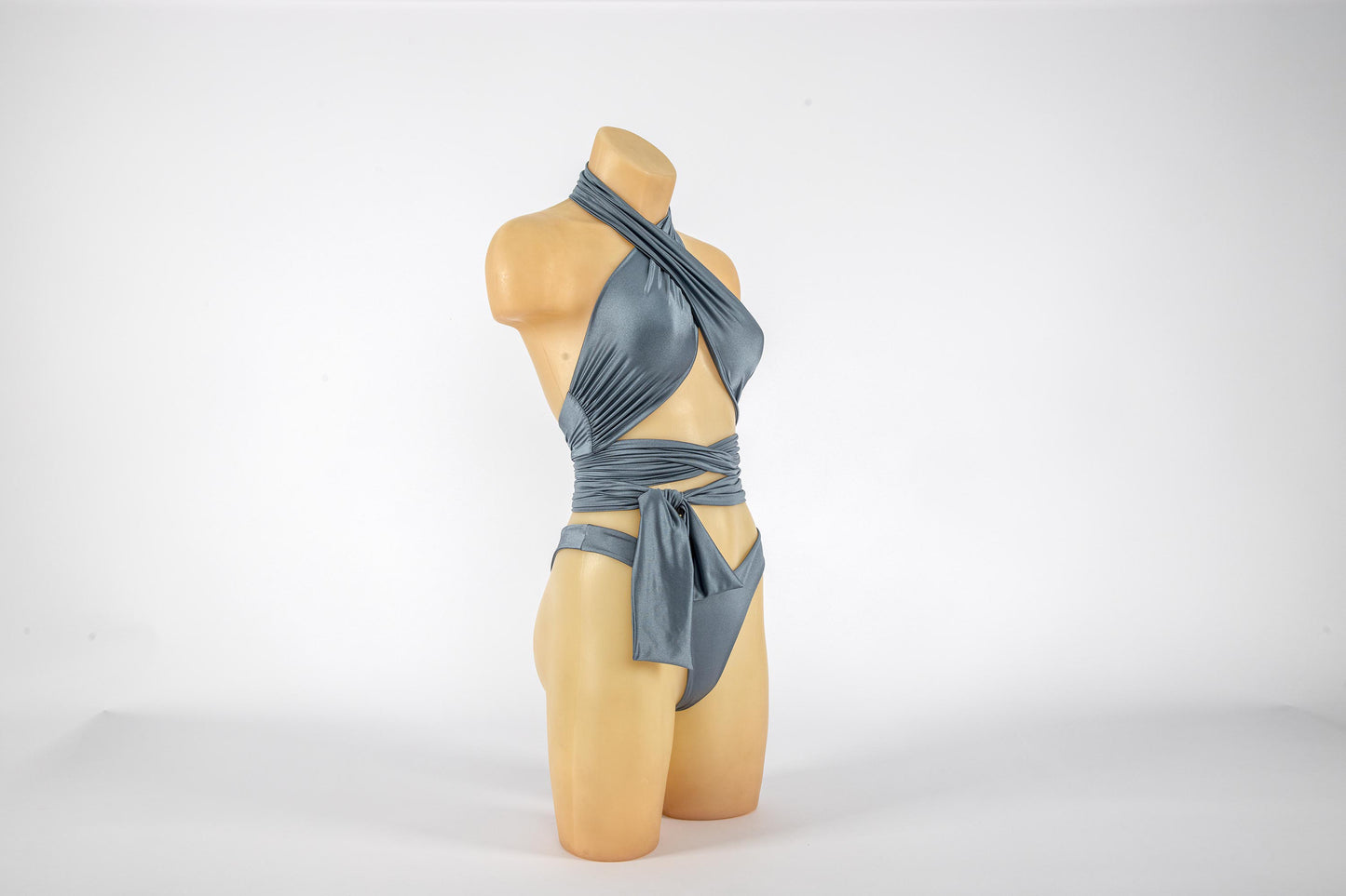 Grey Snake Bikini Set