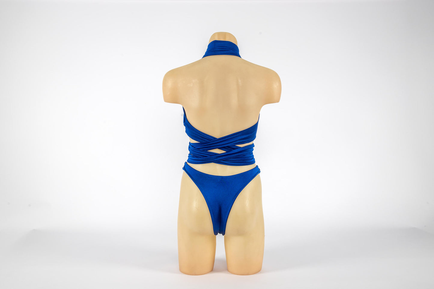 Dark Blue Snake Bikini Set