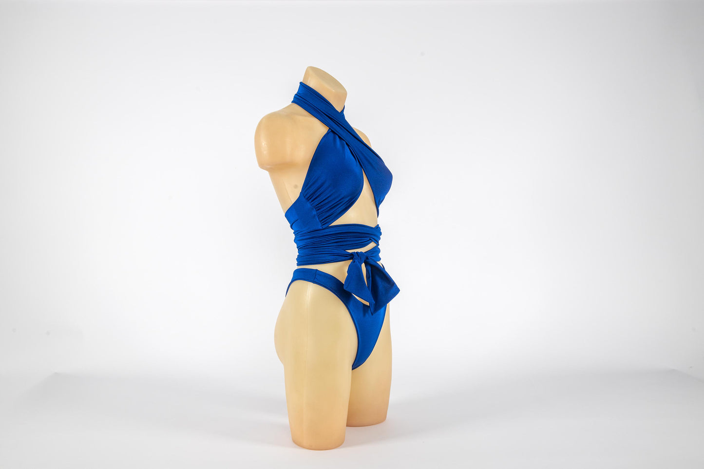 Dark Blue Snake Bikini Set