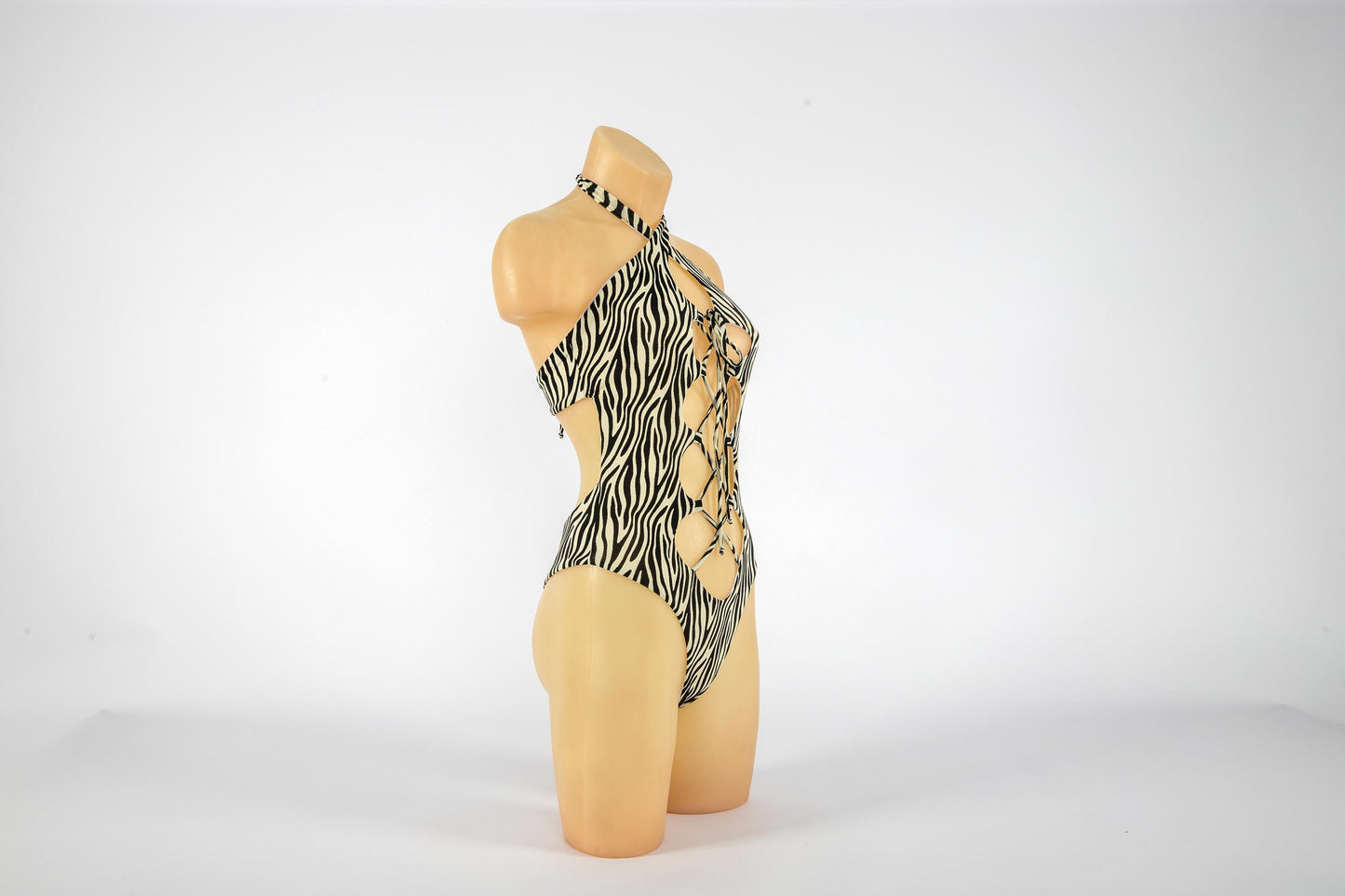 Zebra Rhombus One-Piece
