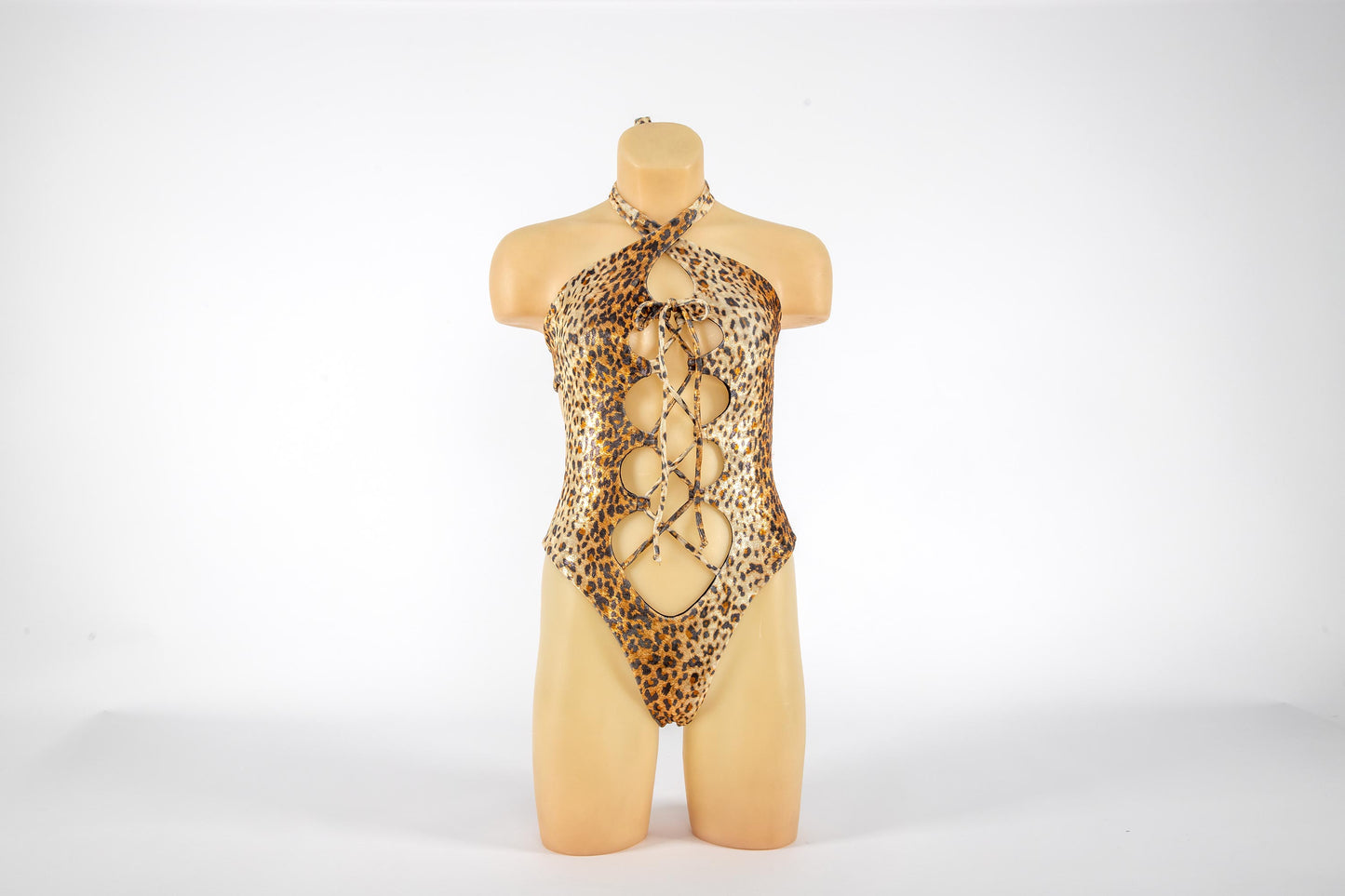 Leopard Rombo One-Piece