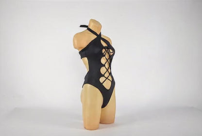 Black Rombo One-Piece